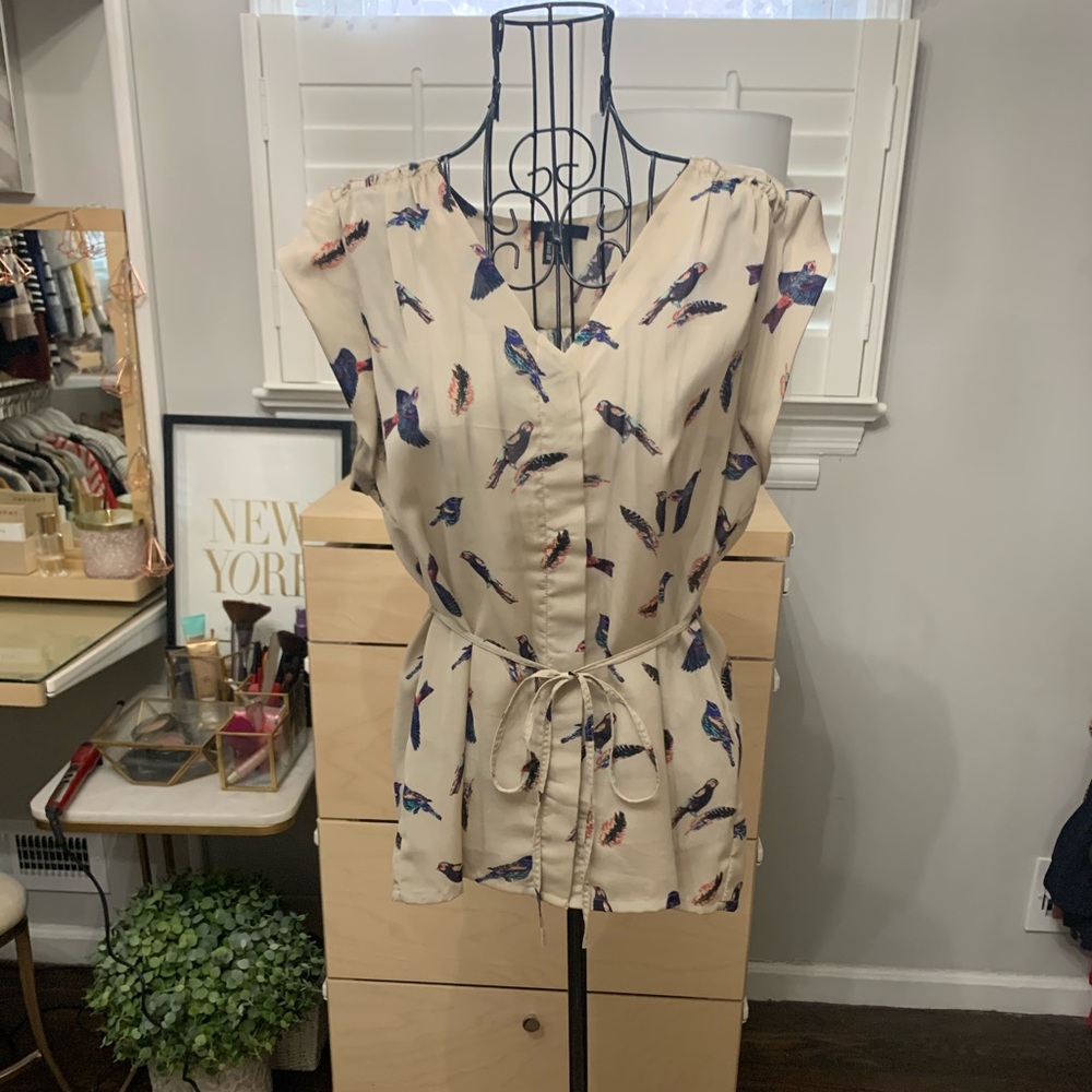 H&M Top with Ties - Sz 10